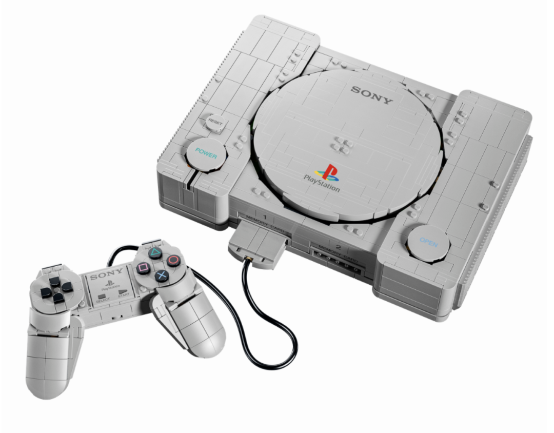乐高把初代 PS1 还原了，10月发售